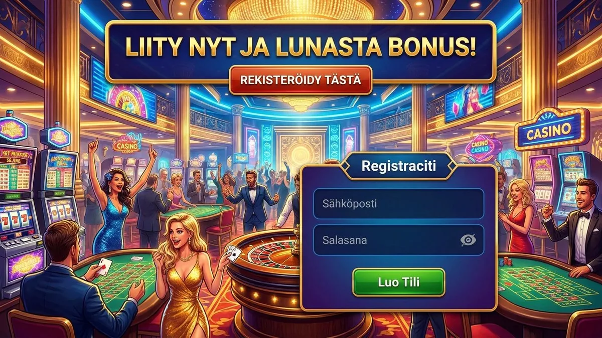 Rekisteröidy bonuksella